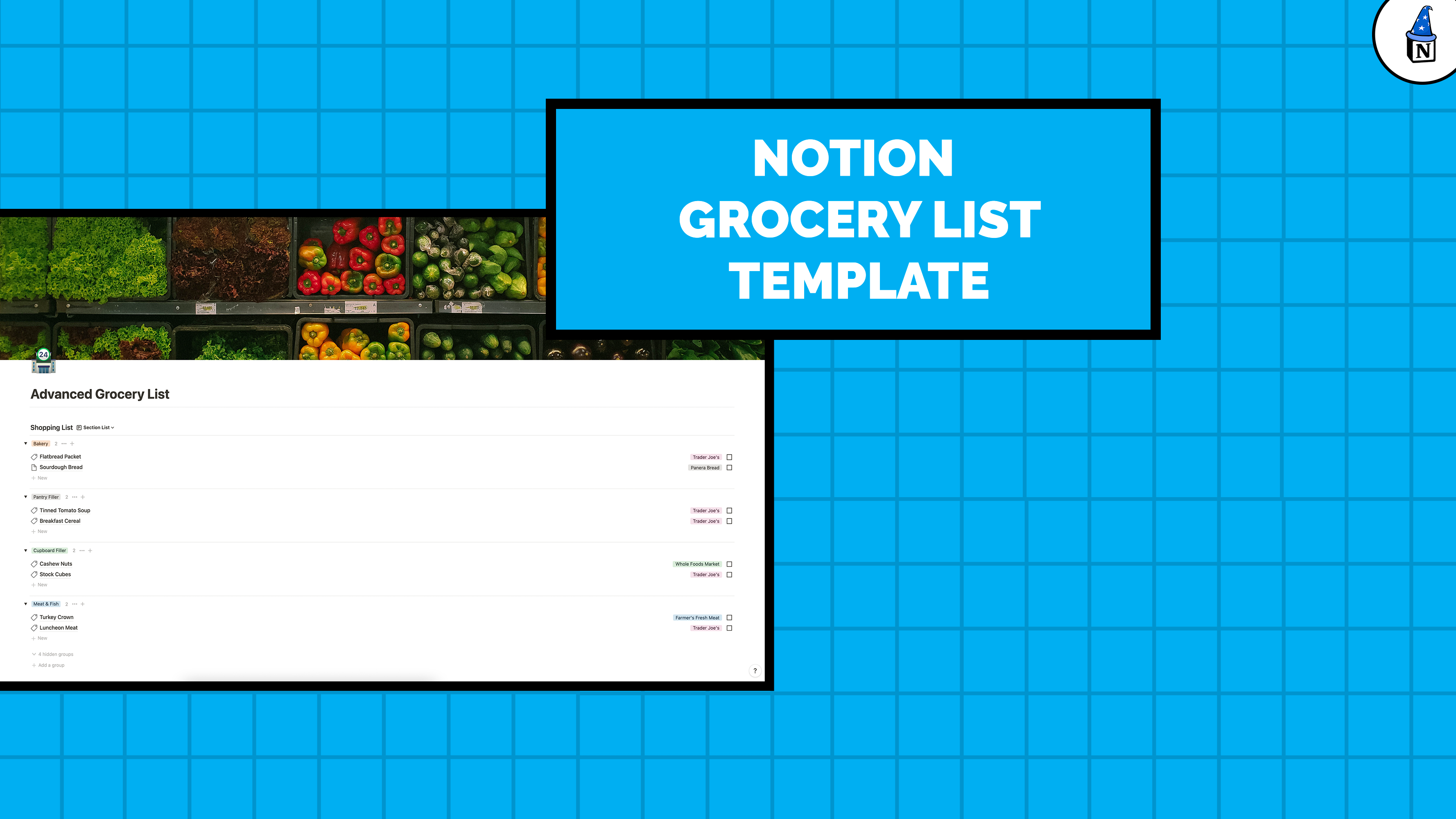 Notion Grocery List Template Shop Smarter and Faster