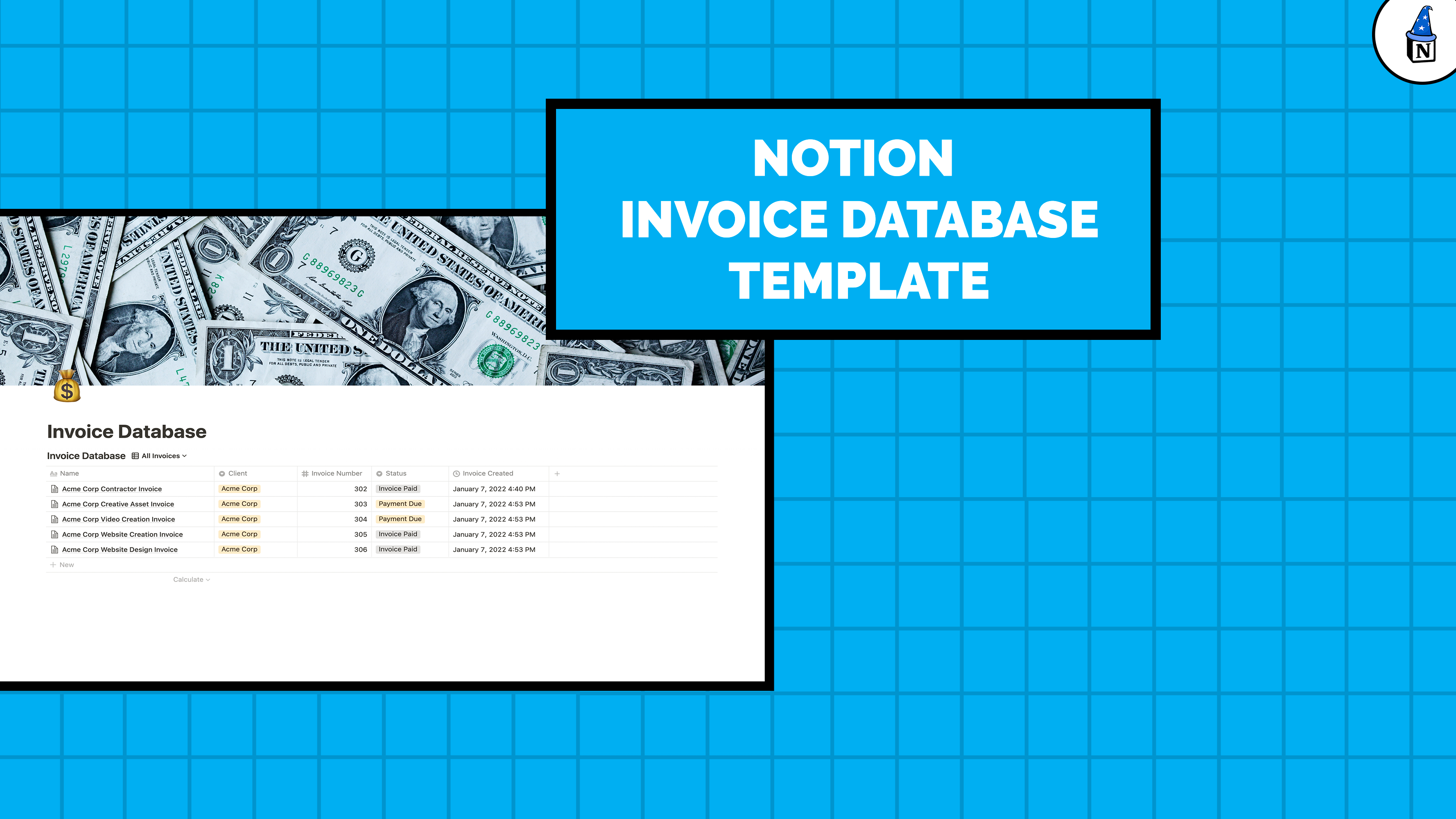 Notion Invoice Template Request Payment in Seconds